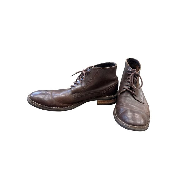 Cole Haan Mens Brown Leather Chukka Boots Size 11M - Picture 2 of 11